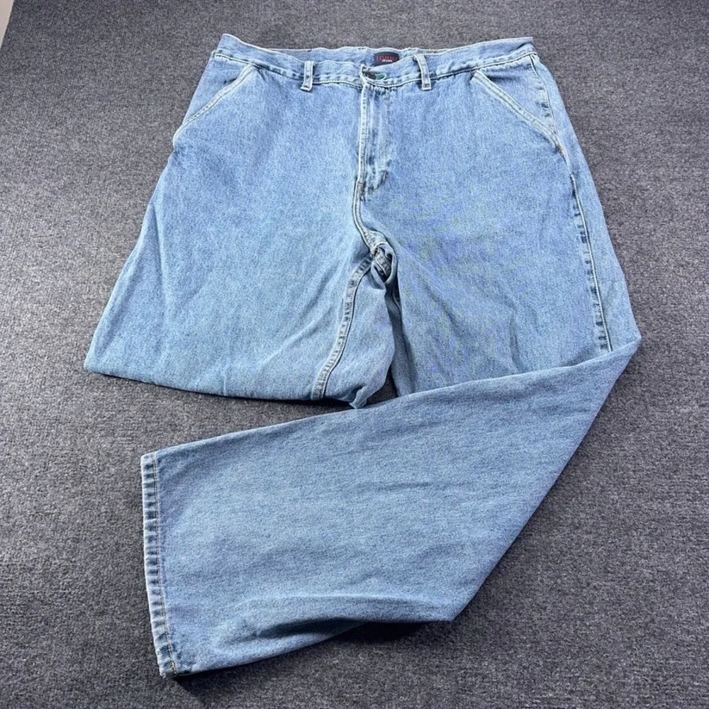 Tommy Jeans Mens 38x32 Carpenter Denim Wide Leg 90s Streetwear Vintage